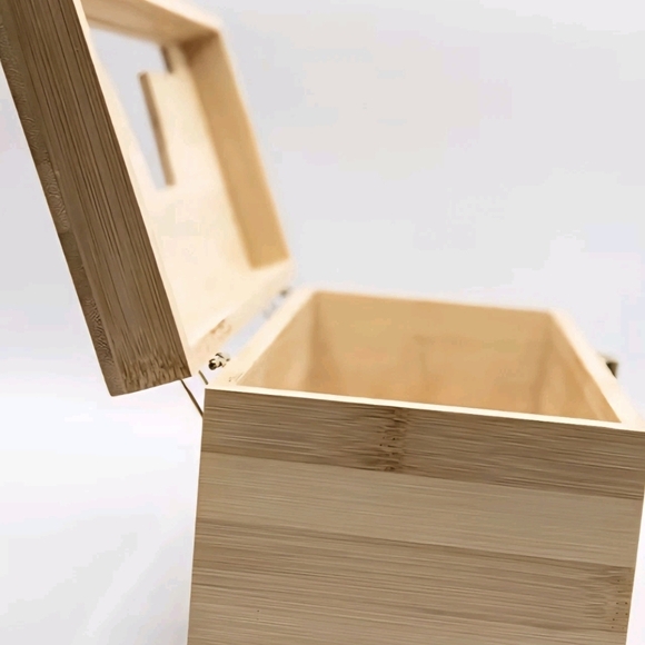 Bamboo TBarash Bag Holder Dispenser Plastic Bag Storage Organizer Kitchen Pantry - Picture 5 of 6